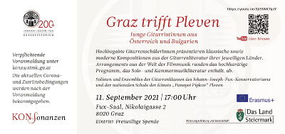 Flyer - Graz trifft Pleven © Petra Temmel Flyer - Graz trifft Pleven