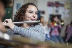 eine junge Flötistin © Land Steiermark - Konservatorium