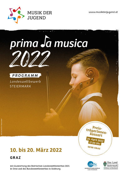 prima la musica - Poster 2022 © Musik der Jugend prima la musica - Poster 2022