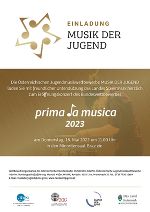 prima la musica - Einladung © Musik der Jugend